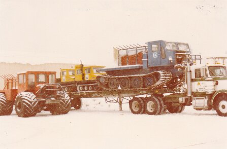 Mission Prudhoe Bay AK 404 05 13 A Fairbanks en janvier 1982; La Dalton Highway est l'une des routes les plus dangereuses au monde ${