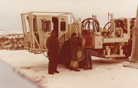 Mission 404 05 01, Wyoming, Région Jackson Hole fin novembre 1983 André Mariage se les gèle !!!!! ${