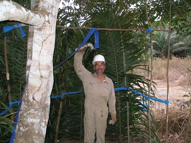 P8210029 Après CGG, séjour au Congo (Puits d'eau ZETAH) - Recherche sable bitumineux - Nous 21/05/2005 16:23 Christian BOIS © Christian BOIS