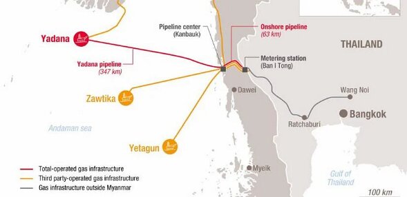 Gazoduc Myanmar Total - 2 - Kanbauk - ${label} ${