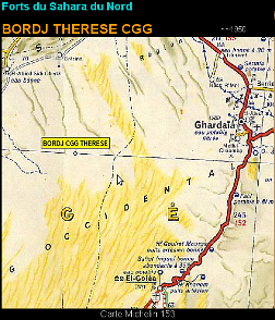 Forts du Sahara du Nord - BORDJ THERESE CGG Bordj Thérèse CGG 32° 05'22
