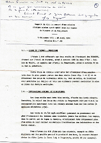 Mission 603.11.93 Mururoa Rapport de mise en oeuvre d'une mission sismique ayant opéré dans les lagons de Muroroa et de Fangataufa